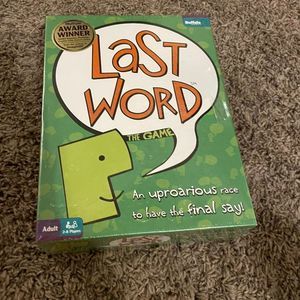 Last Word Board Game by Buffalo Games NWT